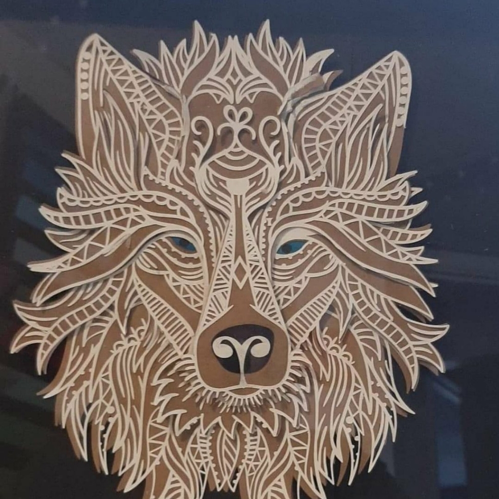 3d wolf